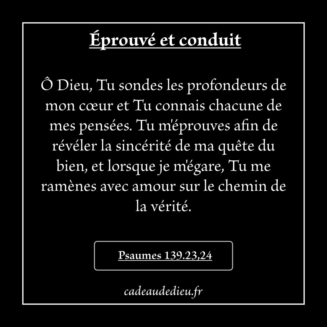 Eprouvé et conduit