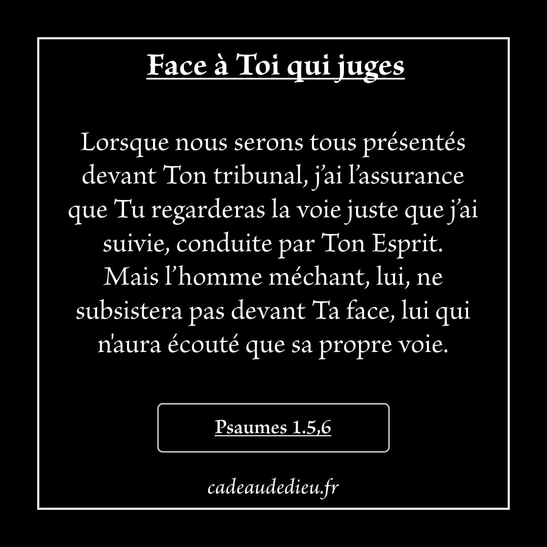 Face à Toi qui juges