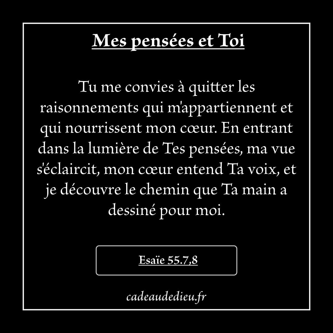 Mes pensées et Toi