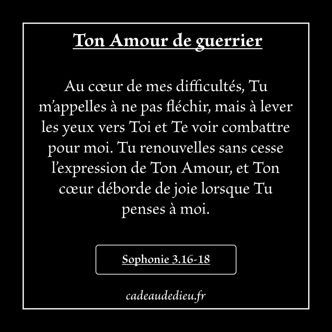 Ton Amour de guerrier