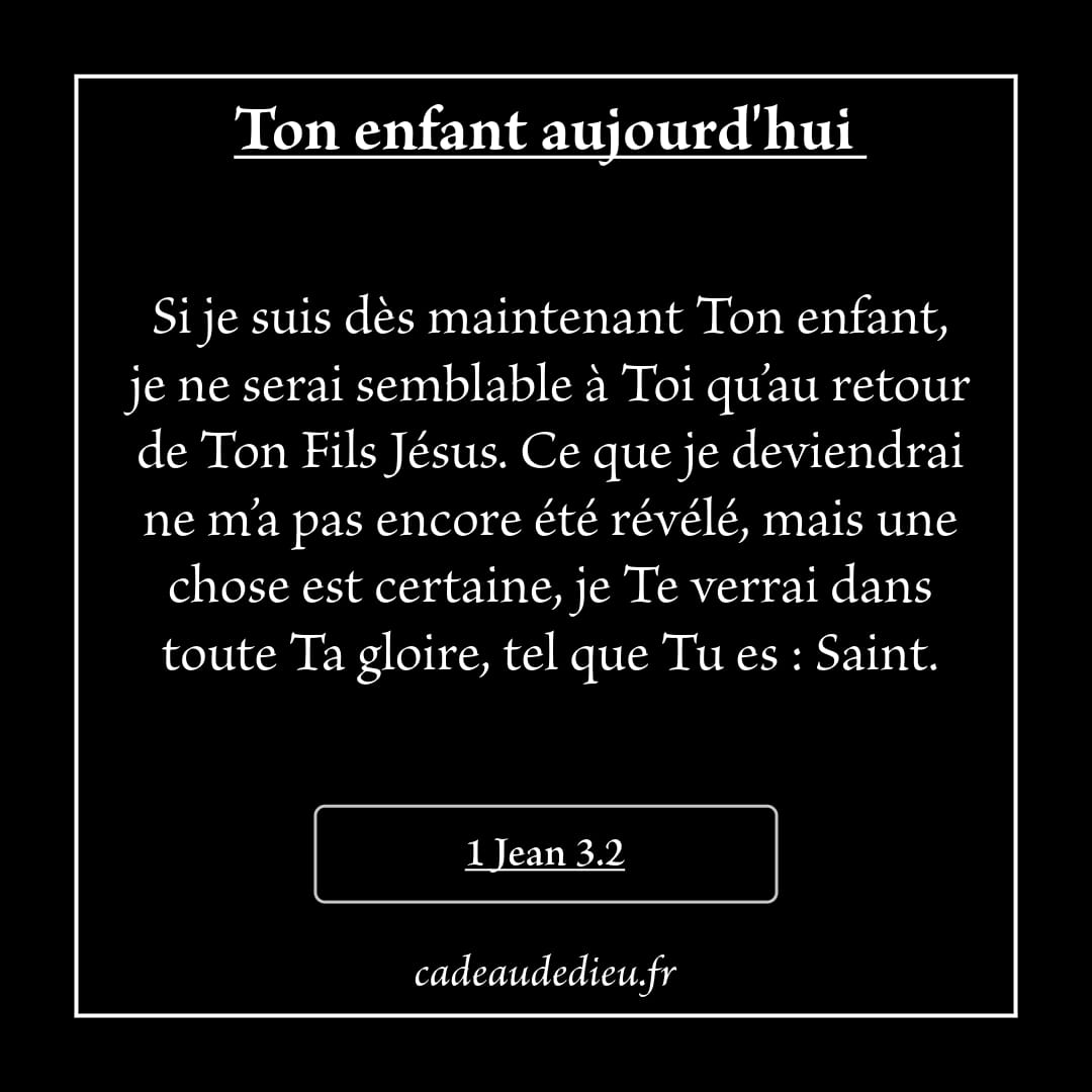 Ton enfant aujourd'hui