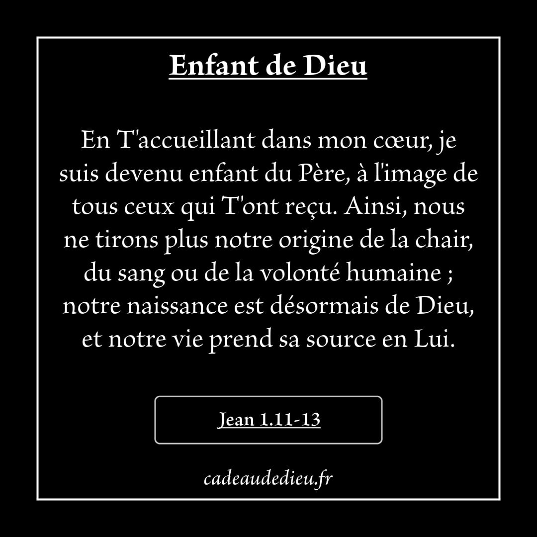 Enfant de Dieu