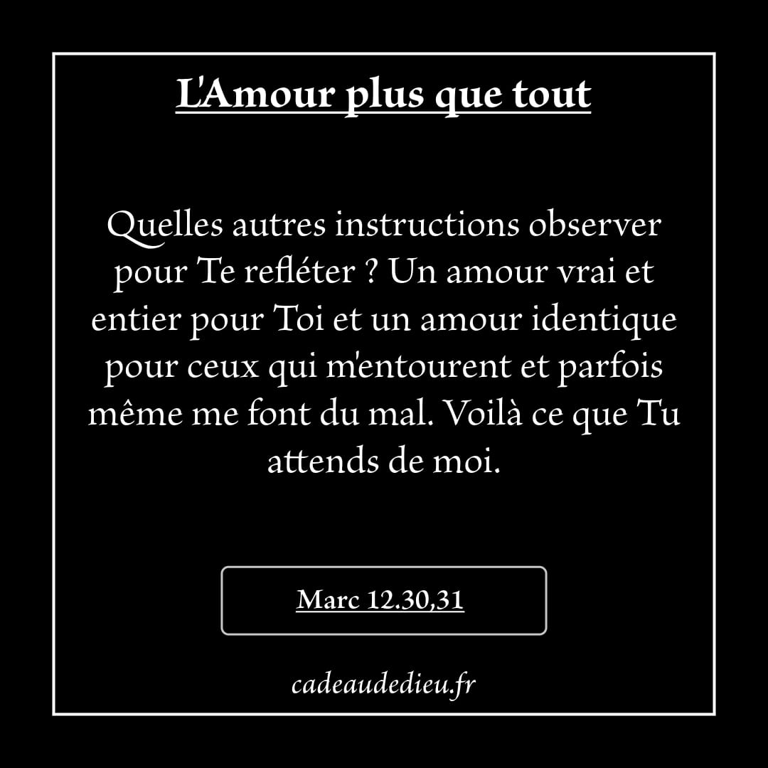 L'Amour plus que tout