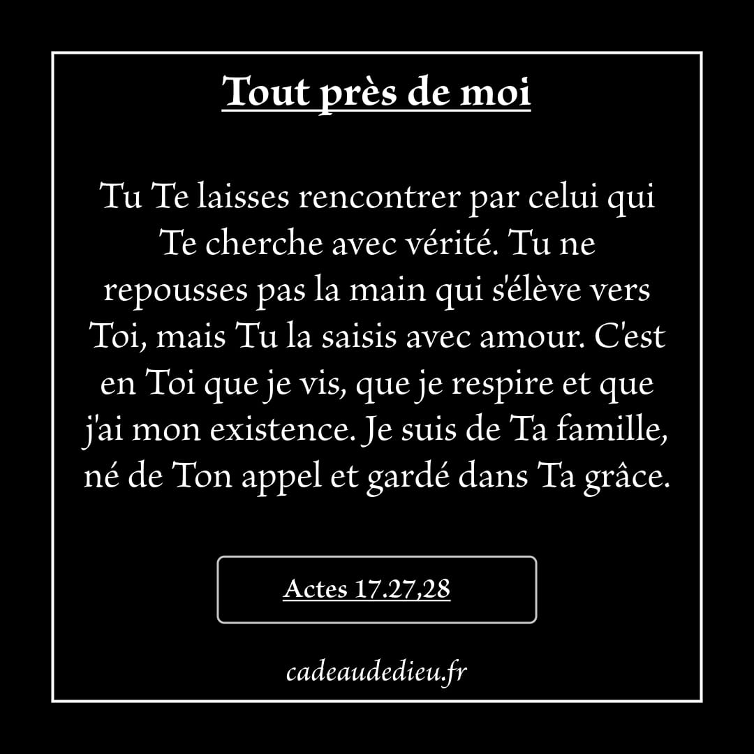 Tout près de moi