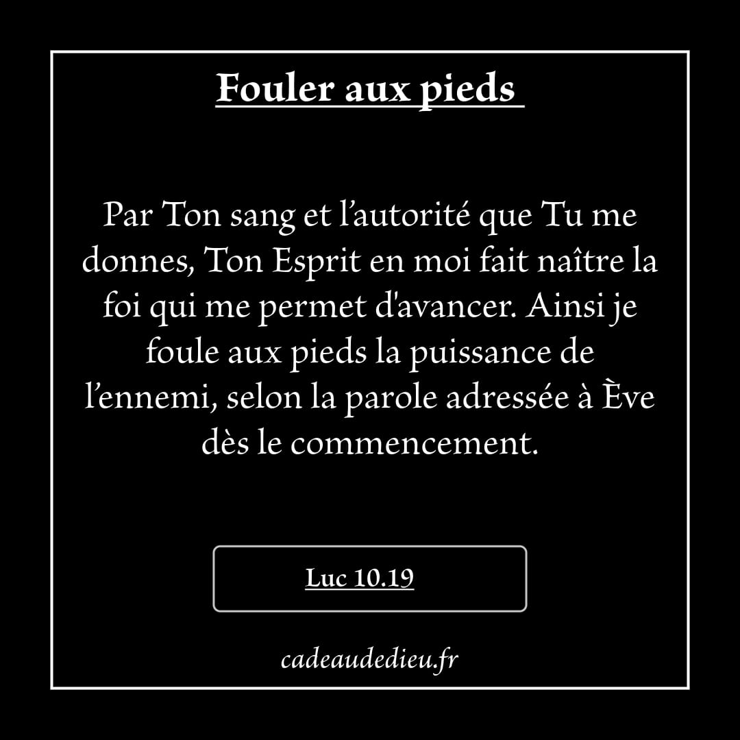 Fouler au pieds