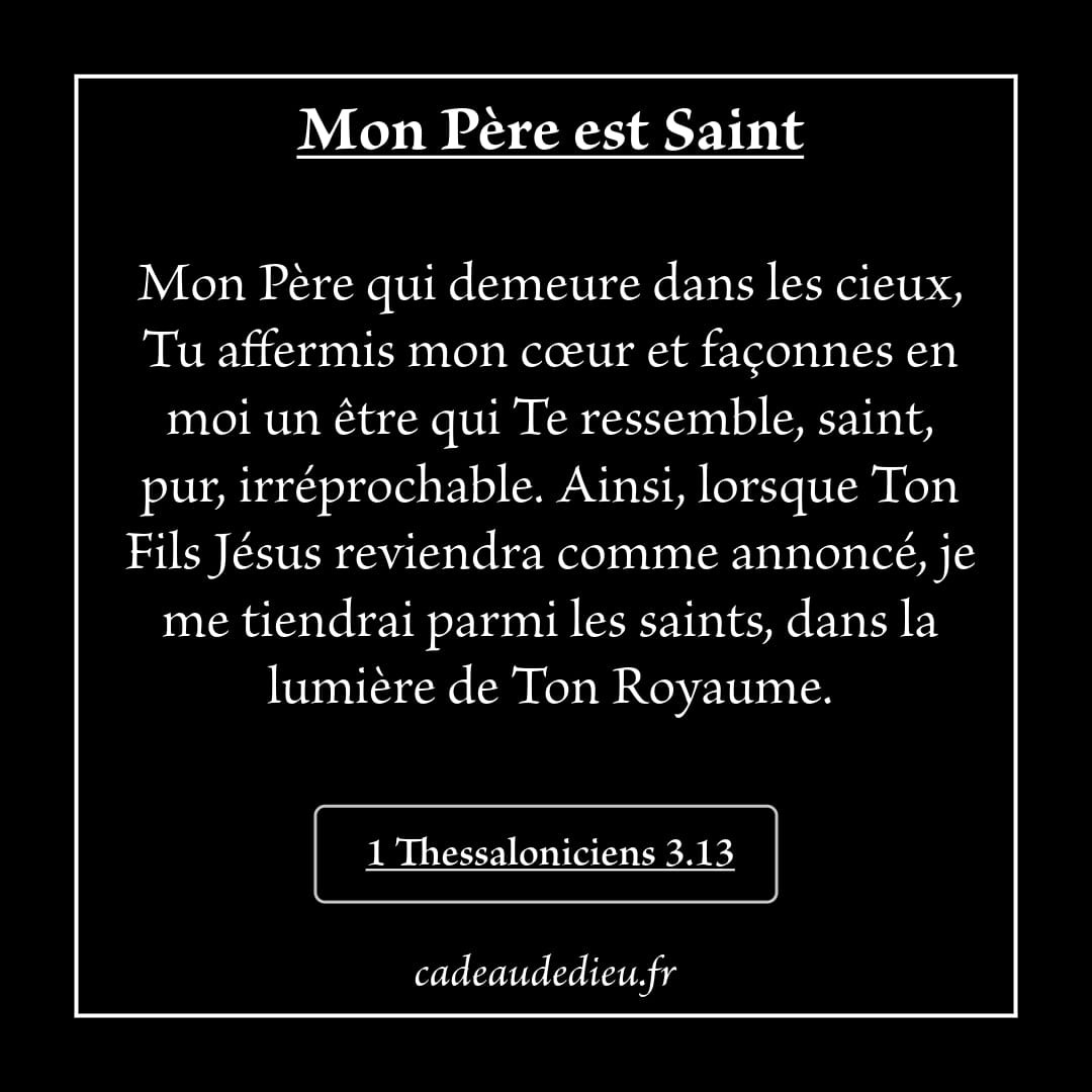 Mon Père est Saint