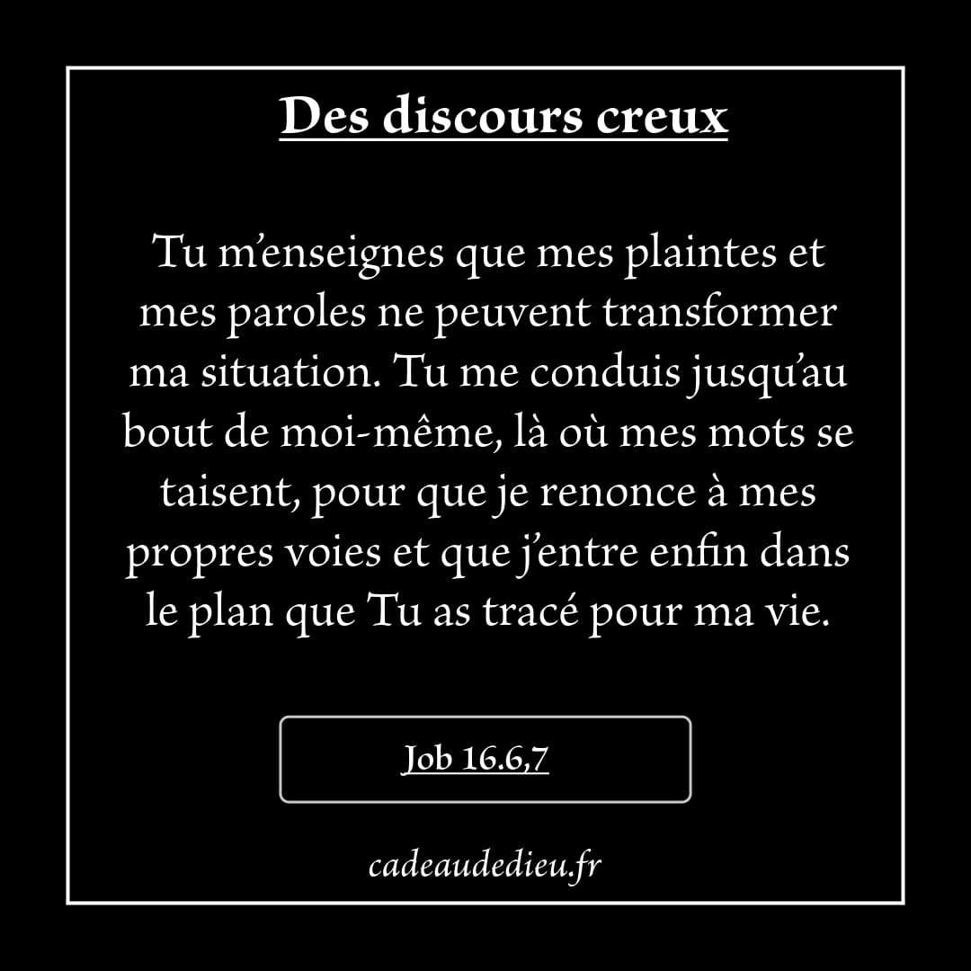 Des discours creux