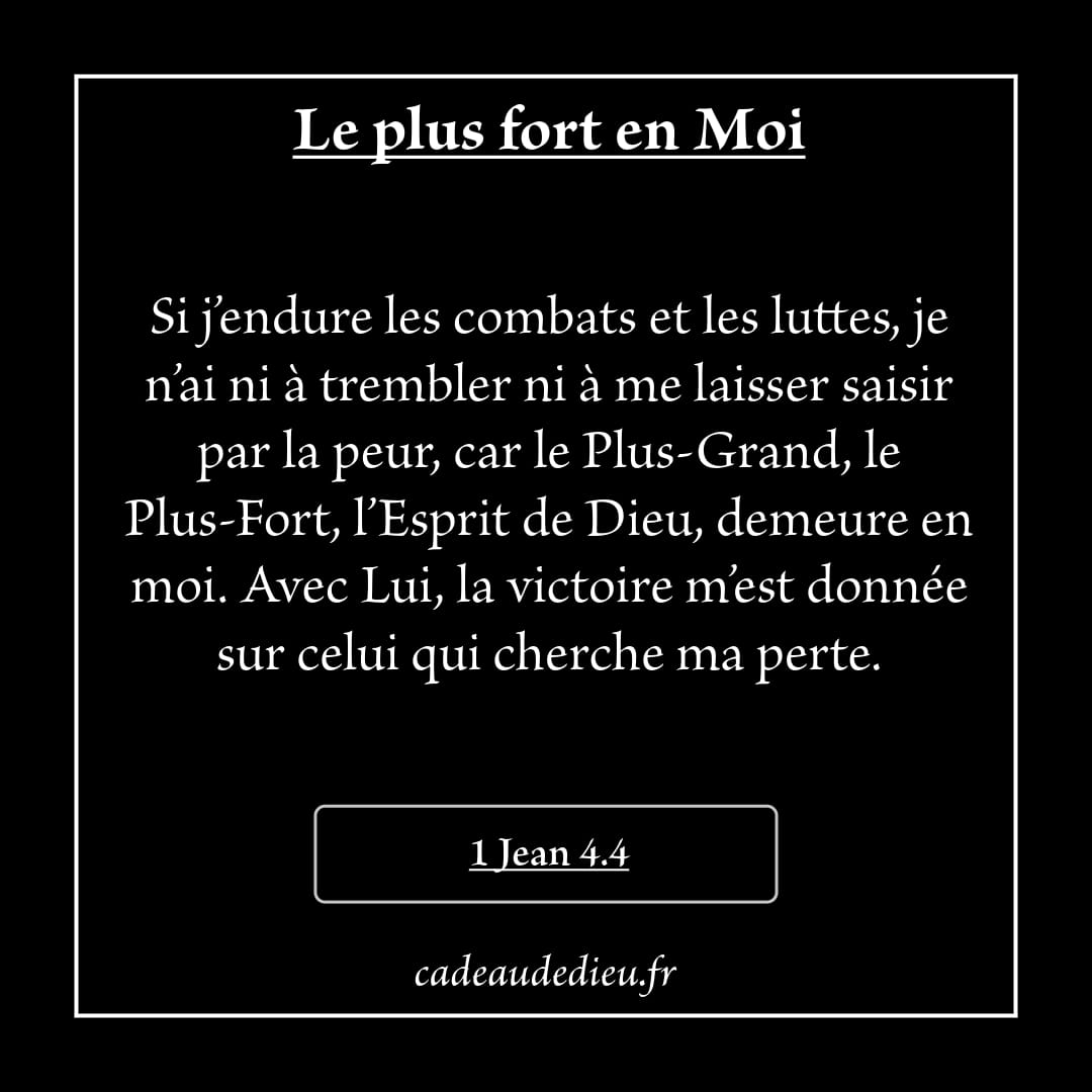 Le plus fort en moi