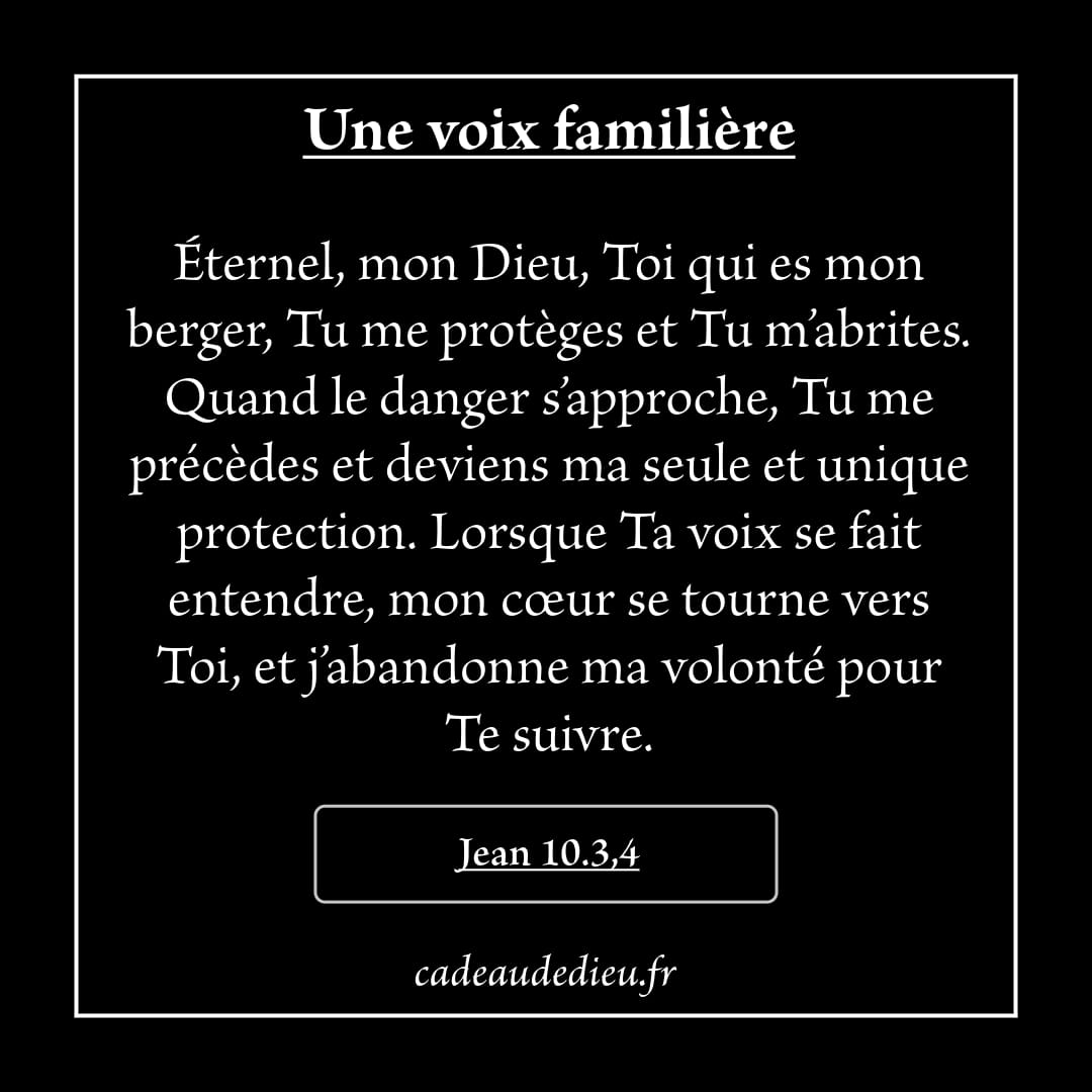 Une voix familière