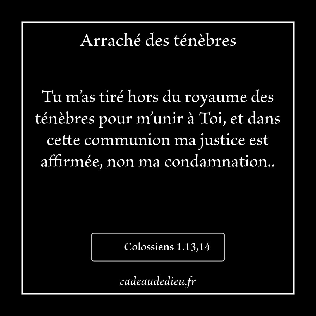 Arraché des ténèbres