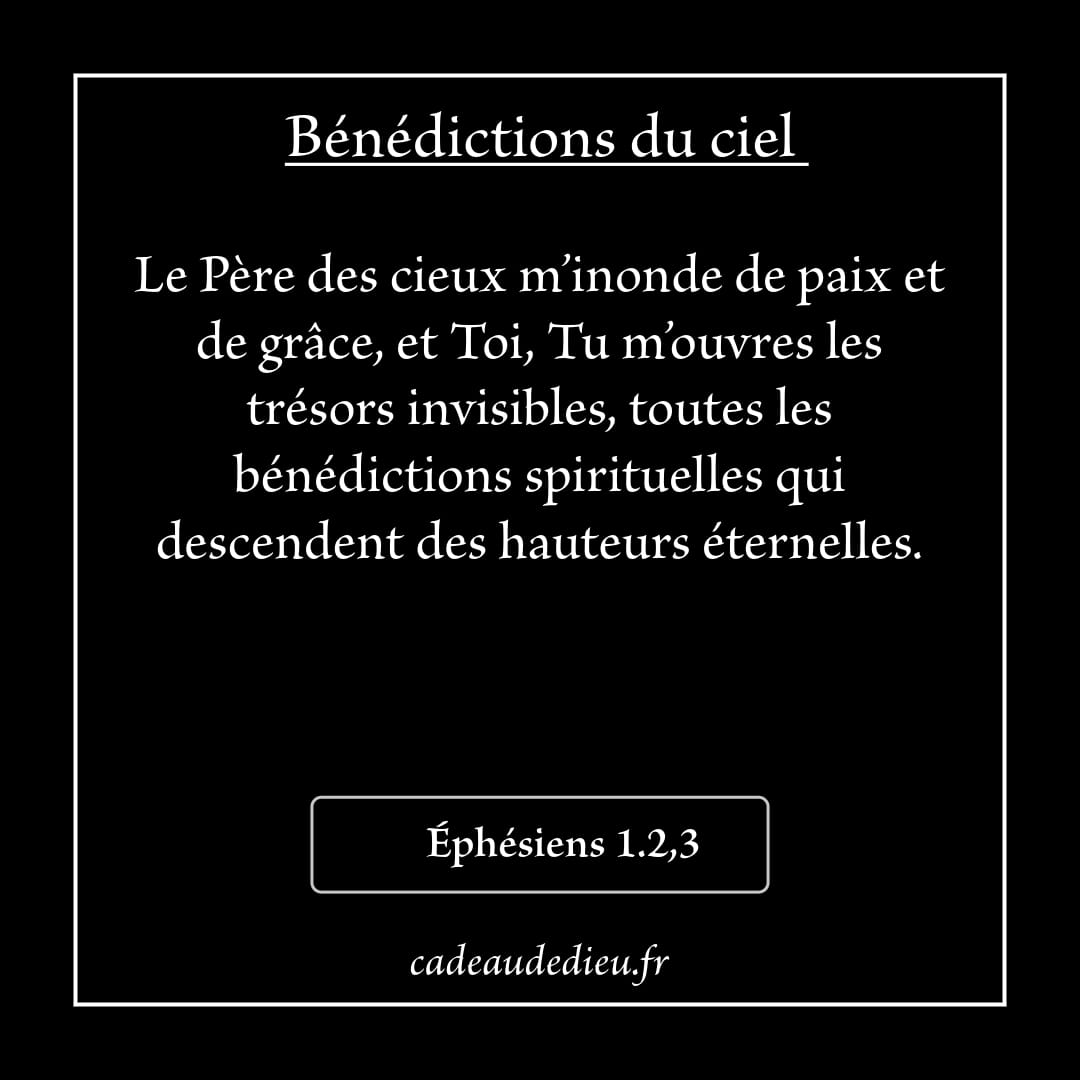 Bénédictions du ciel