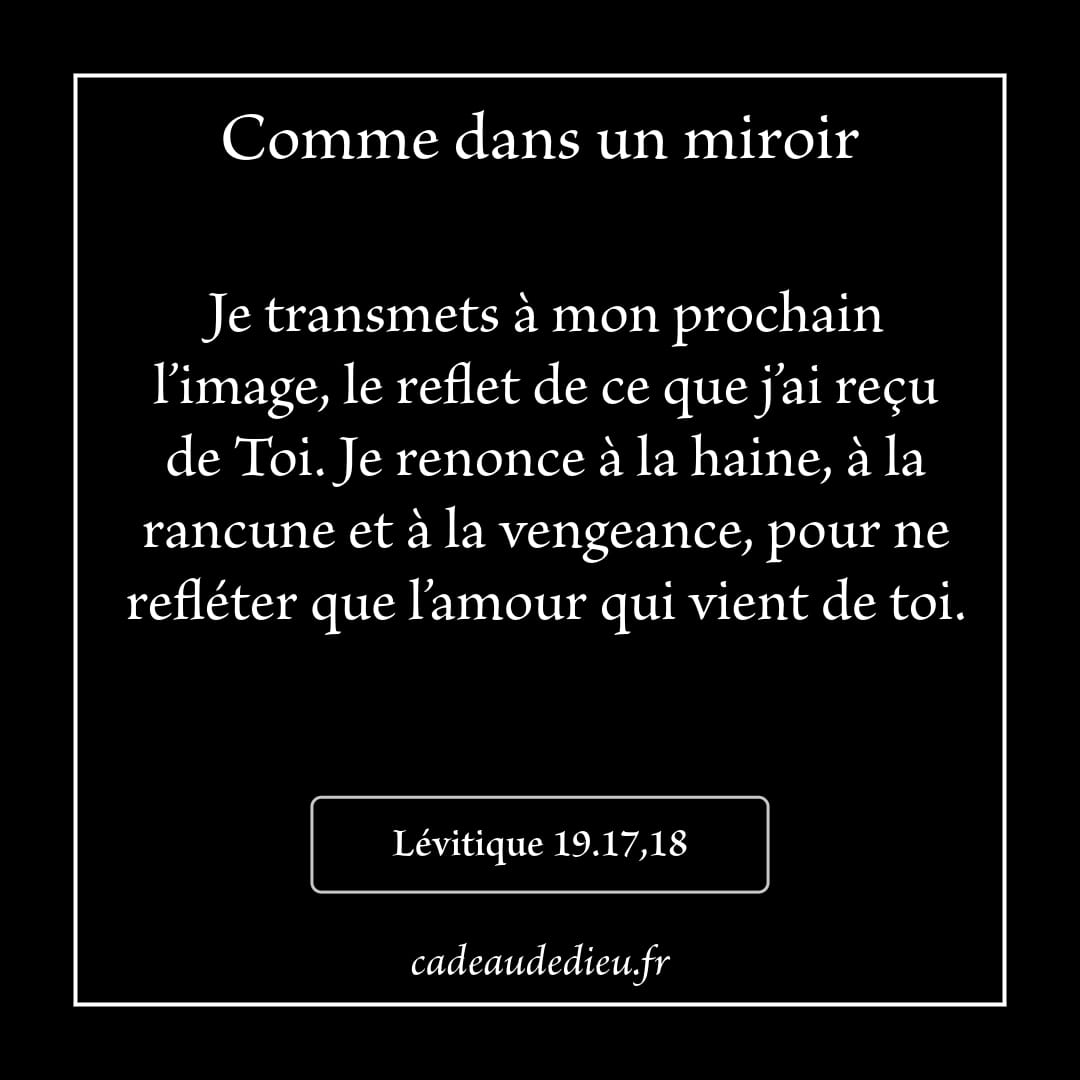 Comme dans un miroir