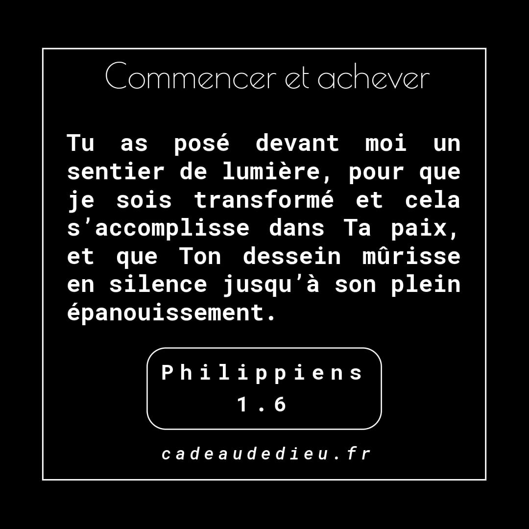 Commencer et achever