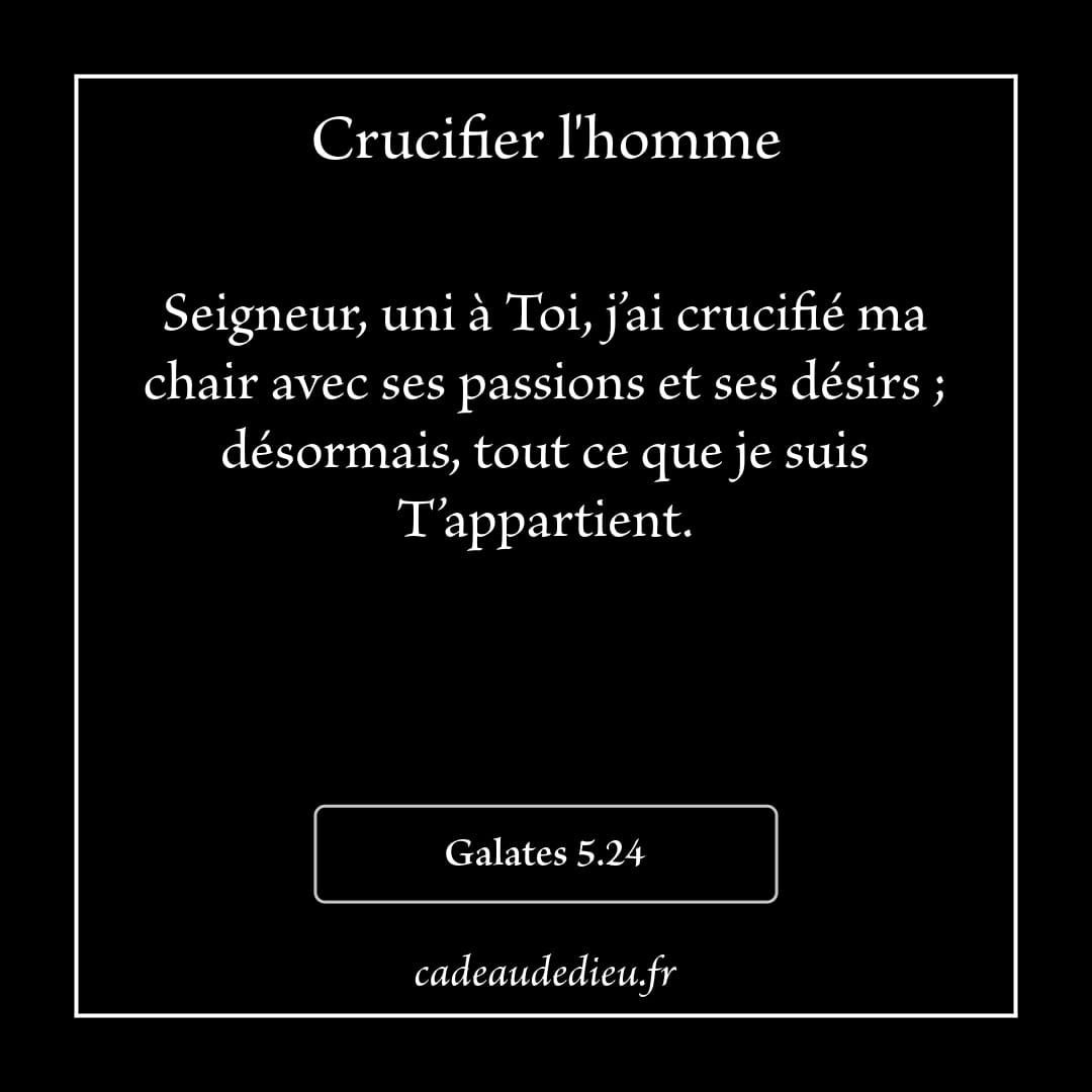 Crucifier l'homme