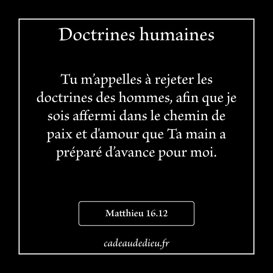 Doctrines humaines