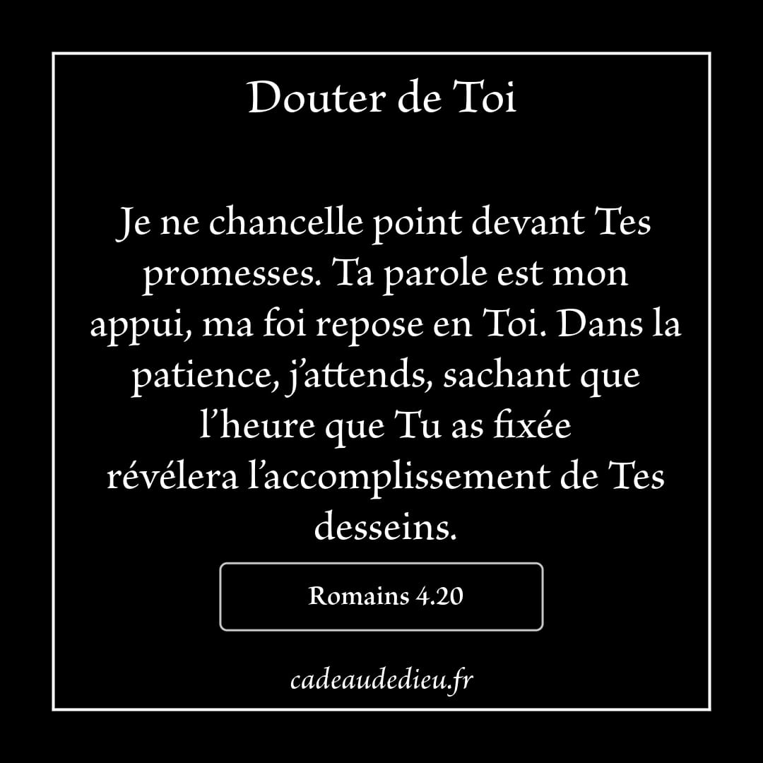 Douter de Toi
