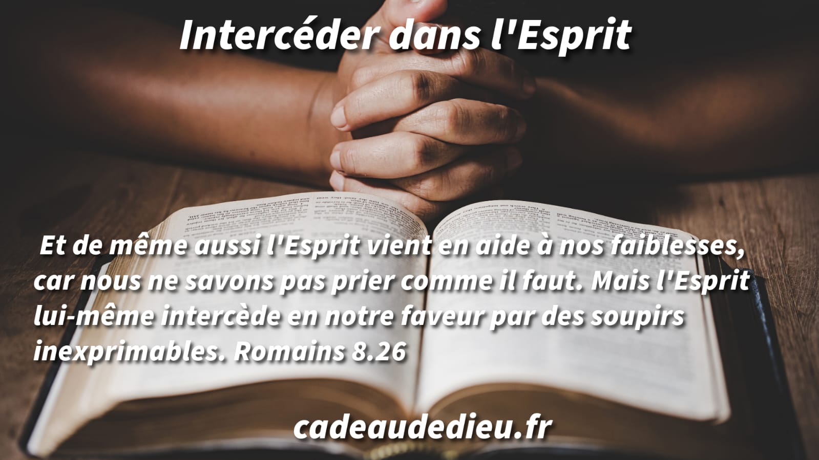 Intercéder dans l'Esprit