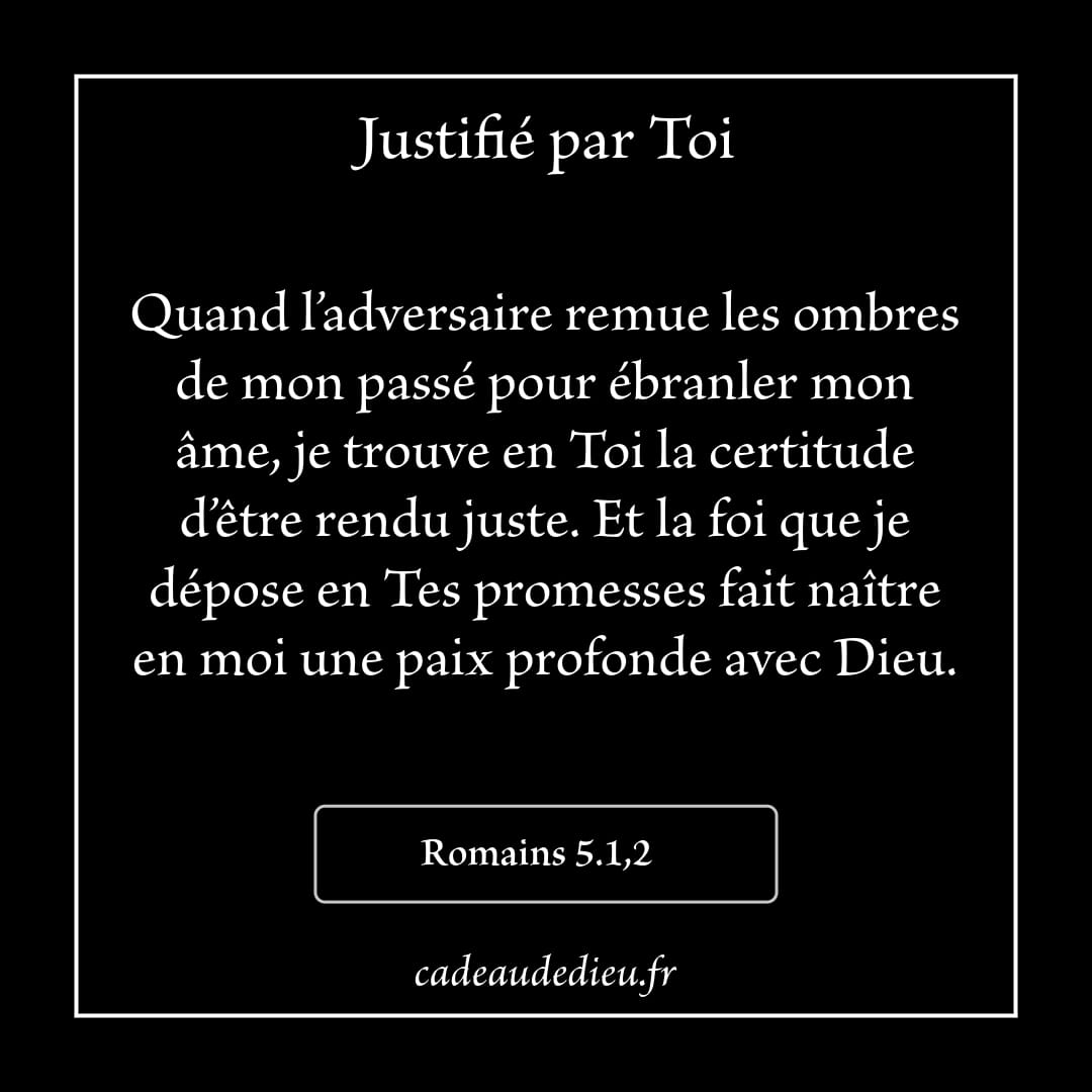 Justifié par Toi