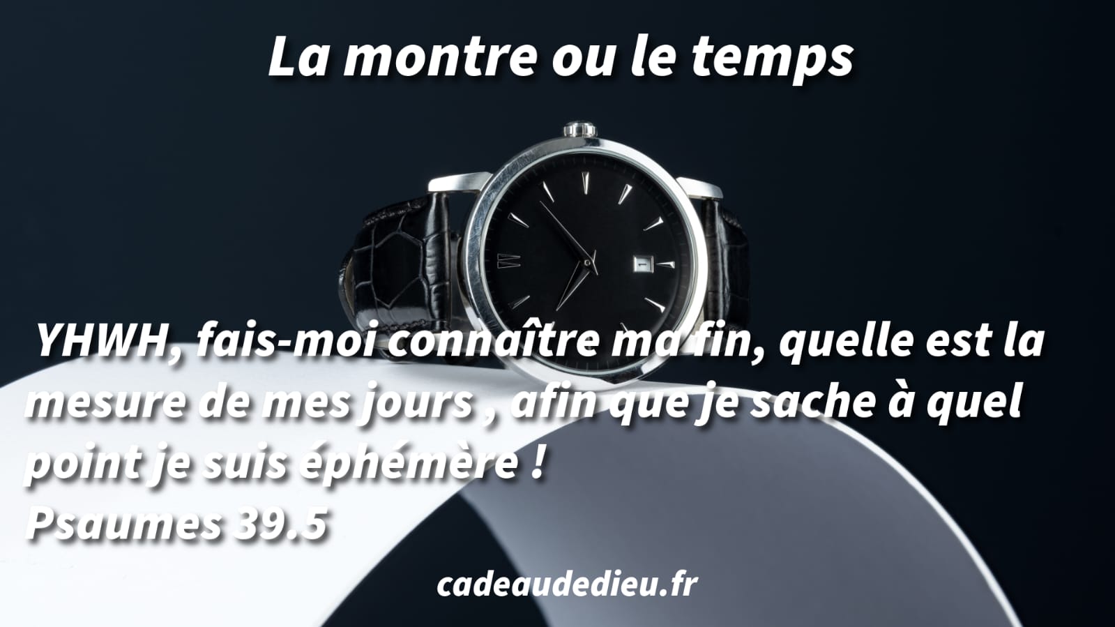 La montre ou le temps