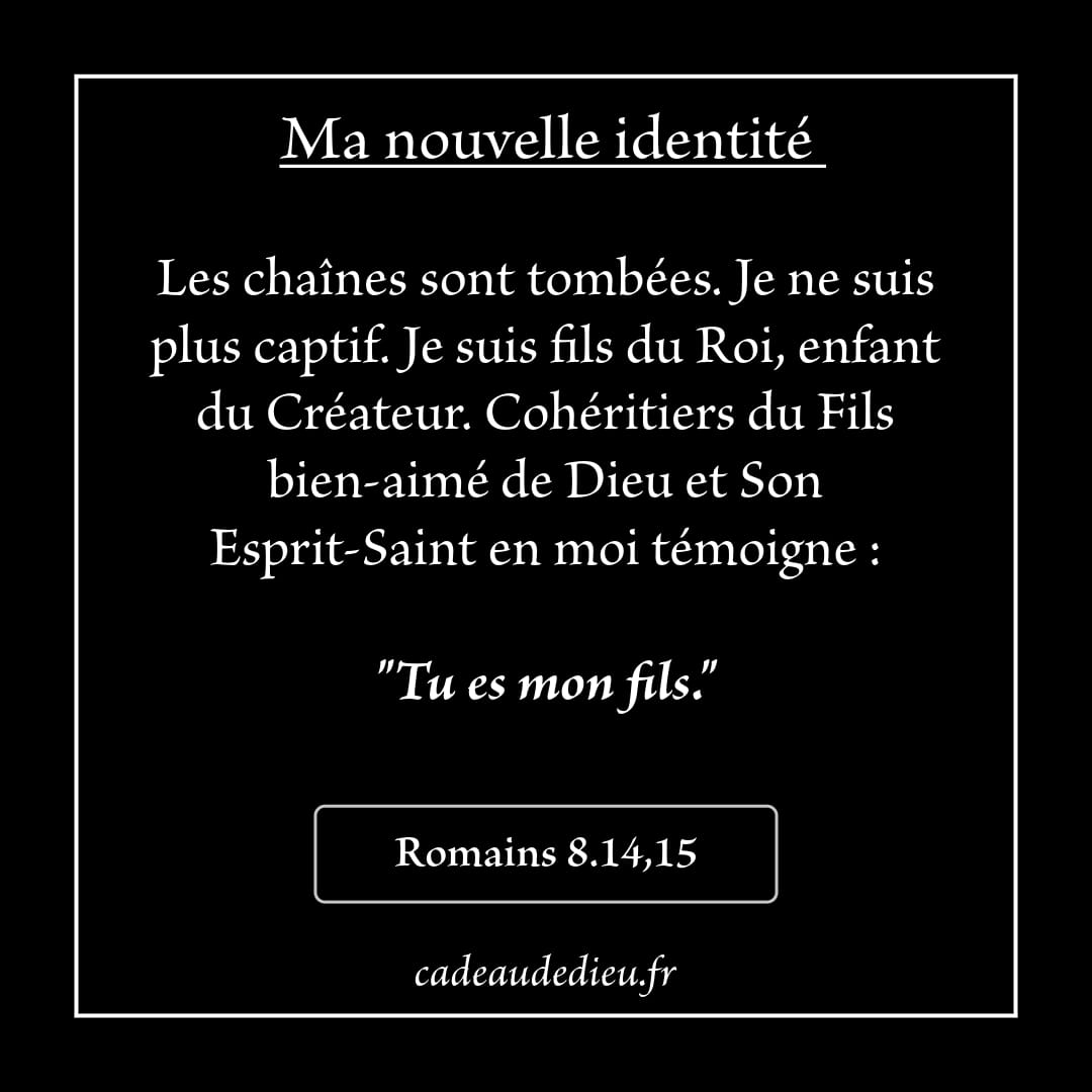 Ma nouvelle identité