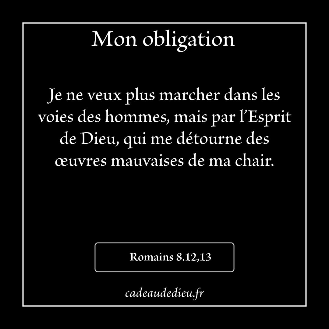 Mon obligation