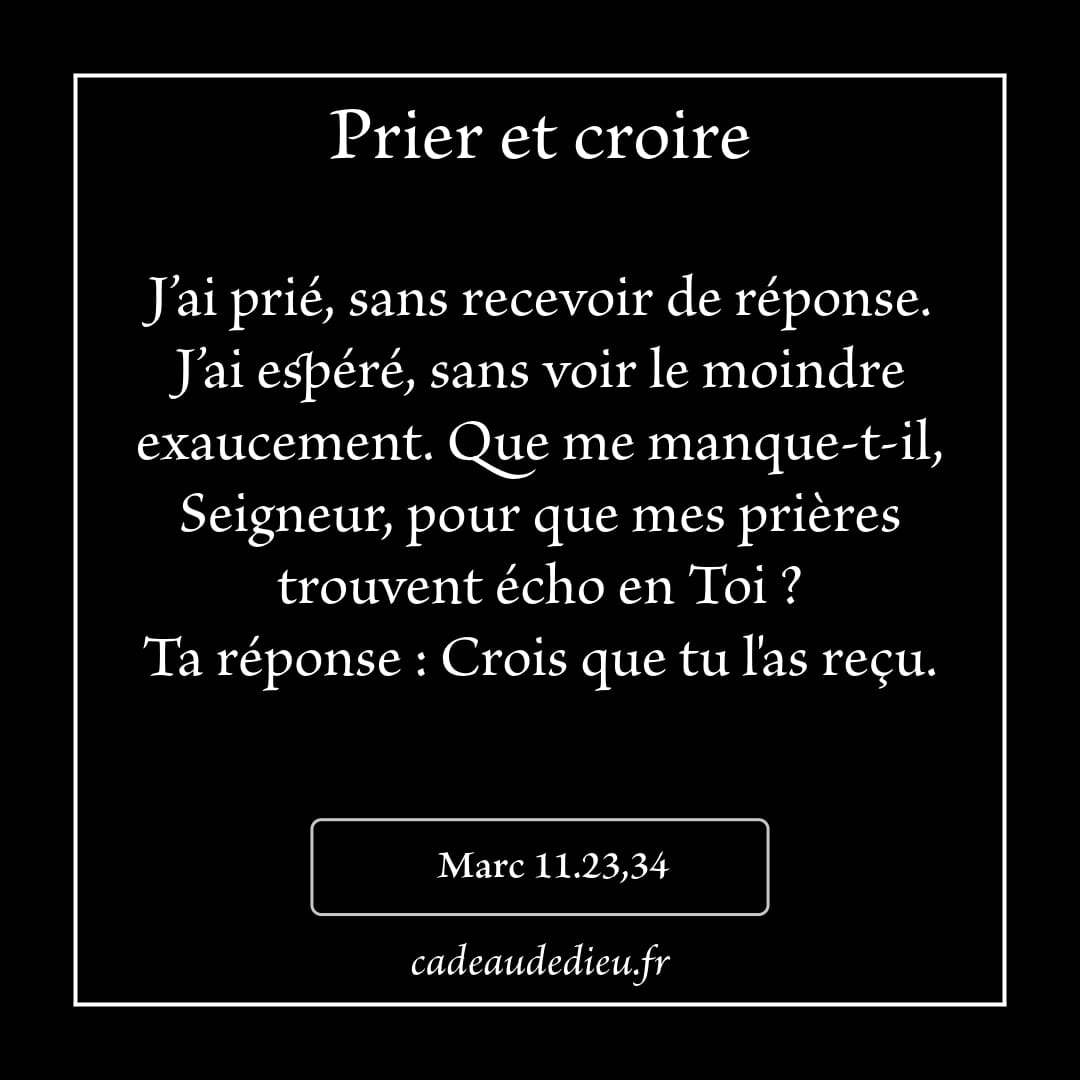 Prier et croire