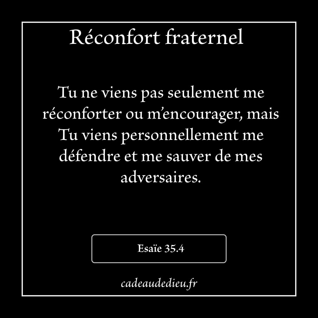 Réconfort fraternel