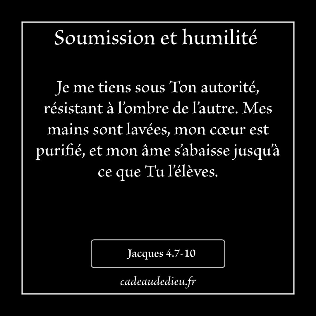 Soumission et humilité