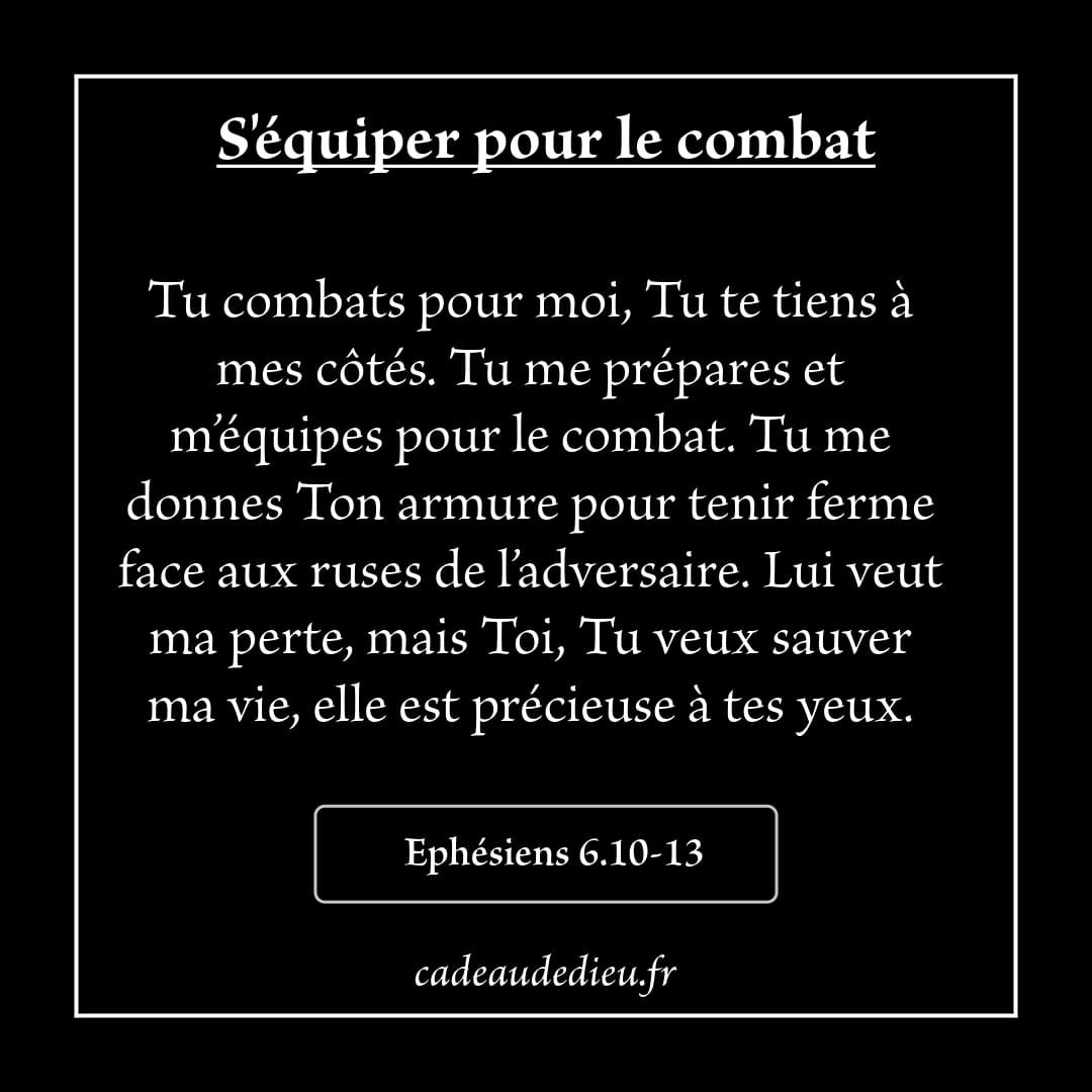 S'équiper pour le combat