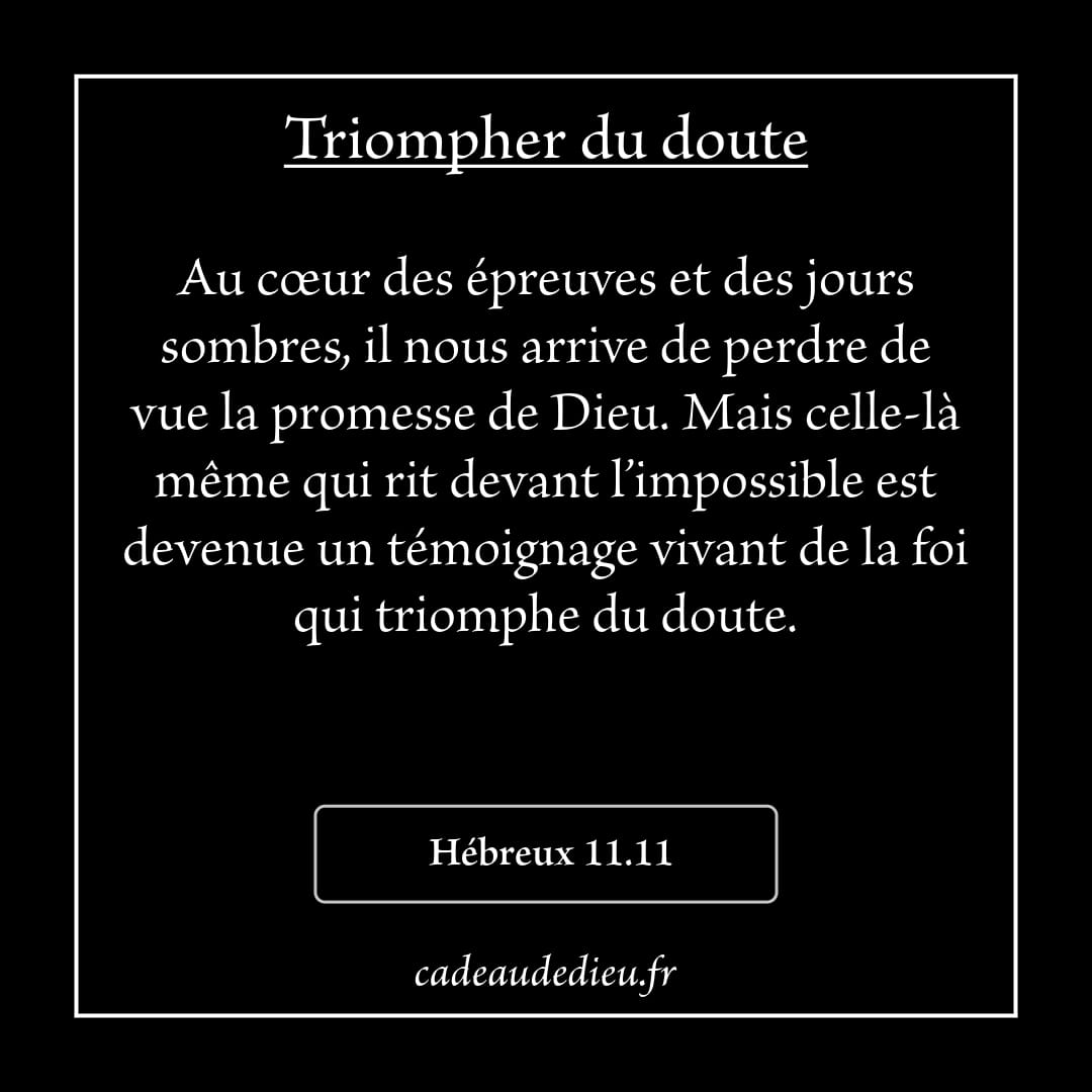 Triompher du doute