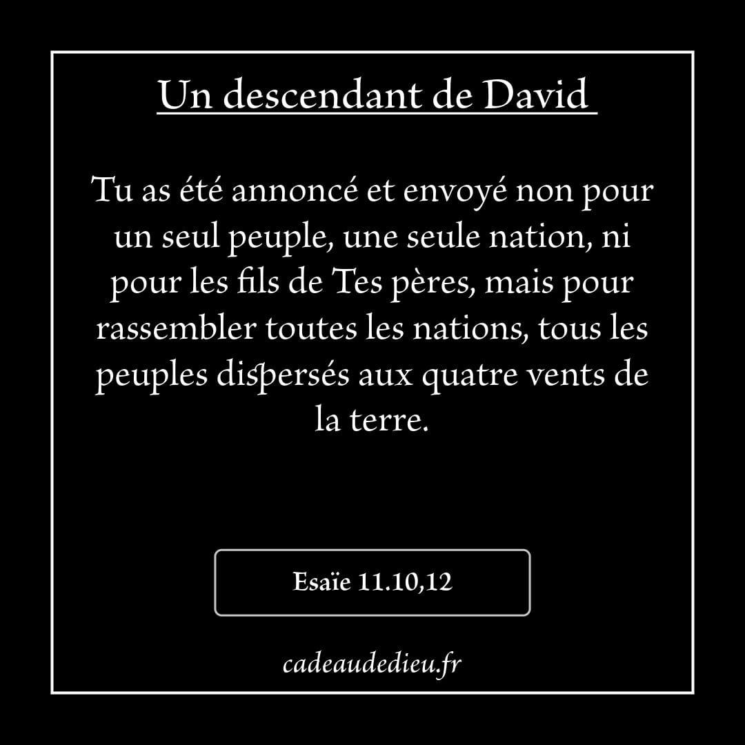 Un descendant de David