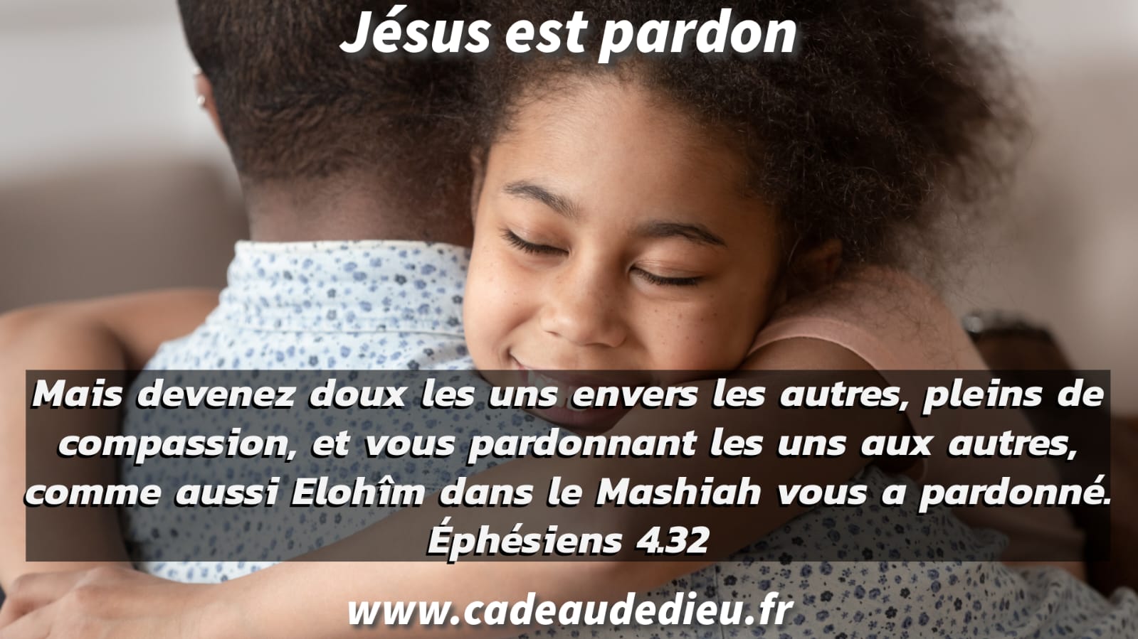 Jésus est pardon